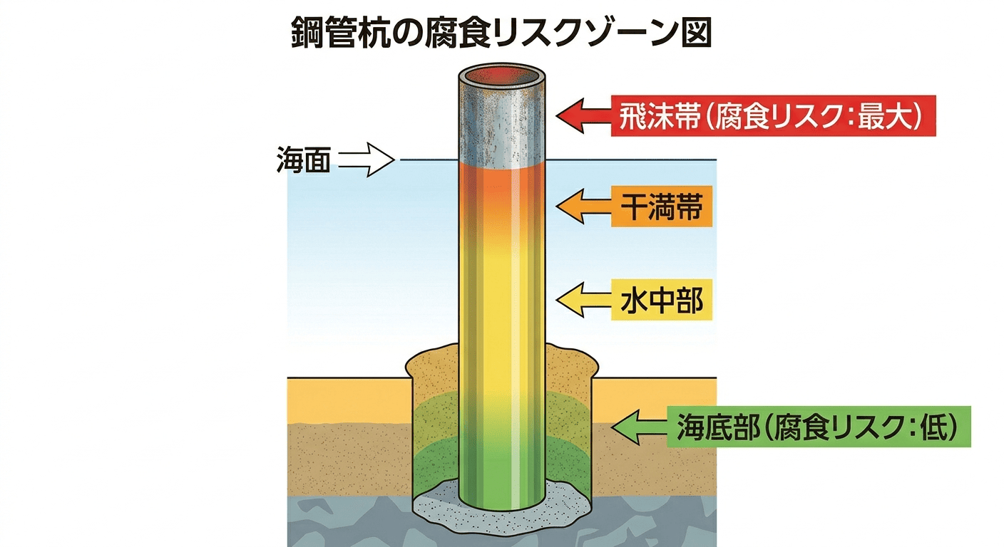 海洋環境における腐食