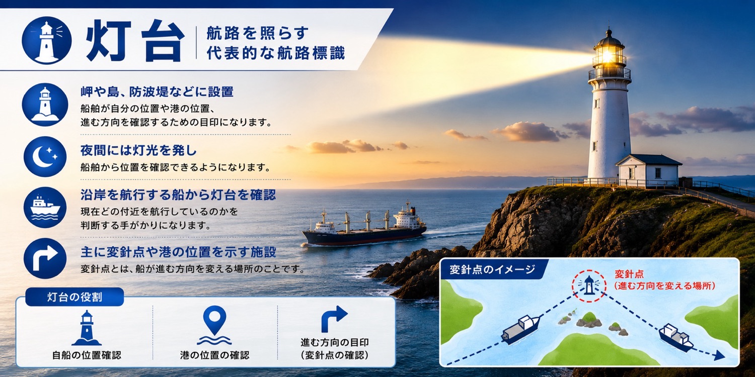 灯台｜航路を照らす代表的な航路標識
