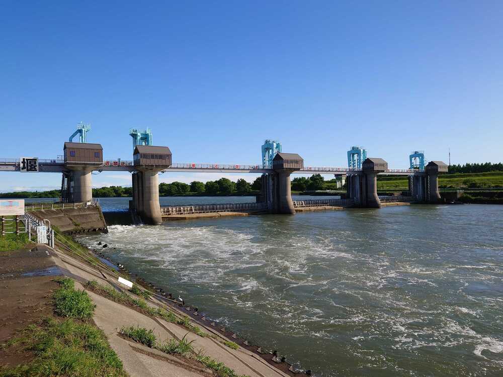 秋ヶ瀬水堰(2025年 埼玉県さいたま市)